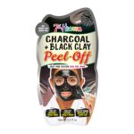 7th Heaven Facial Mask Peel Off Charcoal Black Clay Men