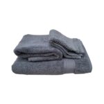 Bath Towel Plain Grey