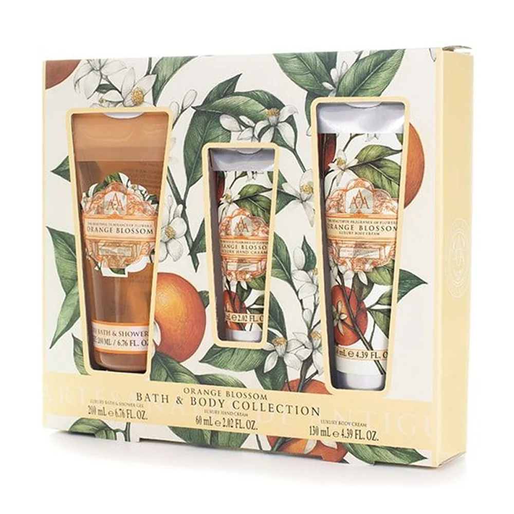 Aromas Artesanales de Antigua (AAA) Gift Set orange (SGD 200ml+HCream 60ml+BCream 130ml)